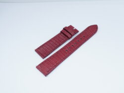 20.5mm/18mm Blood Red Lizard Leather Watch Strap #WT14135