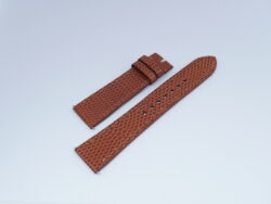 20.5mm/18mm Cognac Lizard Leather Watch Strap #WT14133