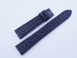 19mm/16mm Navy Blue Crocodile Leather Watch Strap With Quick Release Function for Cartier Must Large / Cartier Louis Large #WT14144
