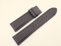 22.5mm/20mm Dark Brown Pebbled Calf Leather Watch Strap for Cartier Must Extra Large / Cartier Louis Extra Large #WT14151