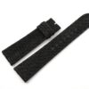 21mm/18mm Black Python Skin Leather Watch Strap #WT14194
