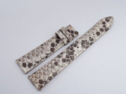 19mm/16mm Natural Python Skin Leather Watch Strap #WT14189
