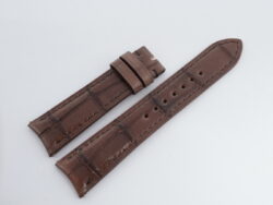 21mm/18mm Brown Buttero Leather Watch Strap Curved End For JLC #WT14207