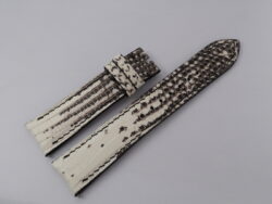 21mm/18mm Natural Lizard Leather Curved End Watch Strap For JLC #WT14200