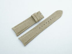 21mm/18mm Taupe Lizard Leather Curved End Watch Strap For JLC #WT14205