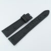 20mm/16mm Black Crocodile Leather Watch Strap #WT14221