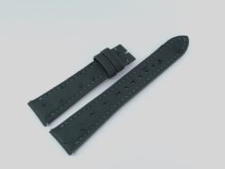 20mm/16mm Gray Ostrich Belly Leather Watch Strap #WT14226