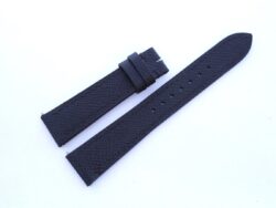 19mm/16mm Black Genuine Epsom Skin Leather Watch Strap for Cartier Must Large / Cartier Louis Large #WT14291