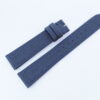 19mm/16mm Navy Blue Genuine Epsom Skin Leather Watch Strap for Cartier Must Large / Cartier Louis Large #WT14299