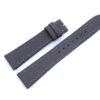 19mm/16mm Gray Genuine Epsom Skin Leather Watch Strap for Cartier Must Large / Cartier Louis Large #WT14297