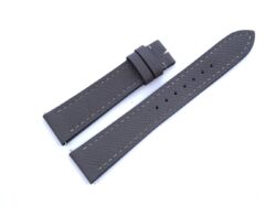 19mm/16mm Gray Genuine Epsom Skin Leather Watch Strap for Cartier Must Large / Cartier Louis Large #WT14297