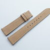 19mm/16mm Beige Genuine Epsom Skin Leather Watch Strap for Cartier Must Large / Cartier Louis Large #WT14300