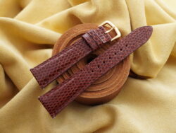Red Lizard Leather Watch Strap - CUSTOM MADE SERVICE CT3119