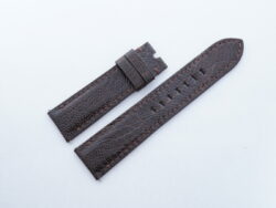 22mm/20mm Dark Brown Genuine OSTRICH Skin Leather Watch Strap For Panerai #WT14345