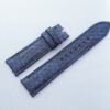 22mm/20mm Navy Blue Genuine Python Skin Leather Watch Strap #WT14356