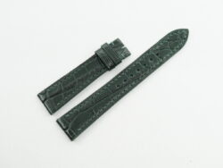 19mm/16mm Green Crocodile Leather Watch Strap for Cartier Must Large / Cartier Louis Large #WT14370
