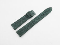 19mm/16mm Green Crocodile Leather Watch Strap for Cartier Must Large / Cartier Louis Large #WT14371