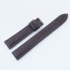17.5mm/16mm Brown Pebbled Calf Leather Watch Strap for Cartier TANK SOLO SMALL #WT14374