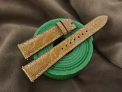 Tan Brown Ostrich Leather Watch Strap - CUSTOM MADE SERVICE CT3093