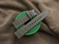 Olive Green Crocodile Leather Watch Strap For Panerai - CUSTOM MADE SERVICE CT3107