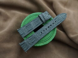 High Grade Matte Green Crocodile Leather Watch Strap For Cartier Tank Solo, Tank Must, Tank Louis - CUSTOM MADE SERVICE CT3059