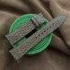 High Grade Matte Olive Green Crocodile Leather Watch Strap - CUSTOM MADE SERVICE CT3062