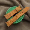Orange Crocodile Stonewash Leather Watch Strap - CUSTOM MADE SERVICE CT3081