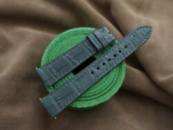 High Grade Matte Green Crocodile Leather Watch Strap - CUSTOM MADE SERVICE CT3058