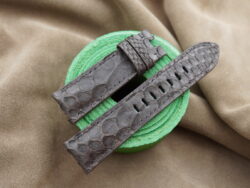Gray Python Leather Watch Strap For Panerai - CUSTOM MADE SERVICE CT3109