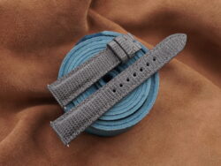 Dark Gray Lizard Leather Watch Strap - CUSTOM MADE SERVICE CT3066