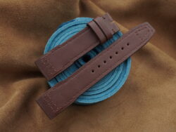Brown Nappa Calf Leather Watch Strap with Quick Release For IWC Pilot - CUSTOM MADE SERVICE CT3100