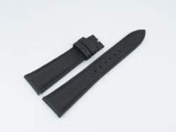 21mm/16mm Black Togo Calf Leather Watch Strap #WT14244