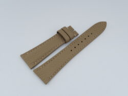 21mm/16mm Light Brown Togo Calf Leather Watch Strap #WT14245