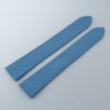 17.5mm/16mm Light Blue Nubuck Leather Deployment Strap for Cartier Tank Solo Small #WT14243