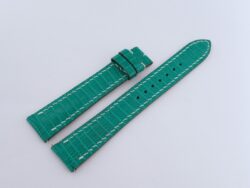 19mm/16mm Green Lizard Leather Watch Strap 125mm/85mm #WT14227