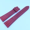 23mm/18mm Light Red Genuine Lizard Leather Watch Strap 125/85mm #WT14228