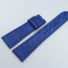 24mm/20mm Cobalt Blue Ostrich Leather Watch Strap 130/80mm #WT14231
