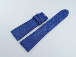 24mm/20mm Cobalt Blue Ostrich Leather Watch Strap 130/80mm #WT14231