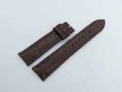 20mm/18mm Brown Crocodile Leather Watch Strap #WT14265