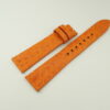 19mm/16mm Orange Crocodile Leather Watch Strap #WT14238