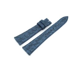 18mm/14mm Blue Crocodile Leather Watch Strap 105/70mm #WT14260