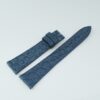 18mm/14mm Blue Crocodile Leather Watch Strap 105/70mm #WT14259