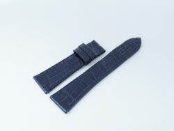 20mm/16mm Navy Blue Crocodile Leather Watch Strap With Quick Release Function 100/65mm #WT14239