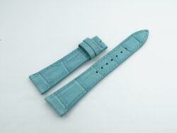 21mm/16mm Sky Blue High Grade Crocodile Leather Watch Strap For Patek Philippe #WT14262