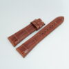 20mm/16mm Glossy Brown High Grade Crocodile Skin Leather Watch Strap 110/70mm #WT14257