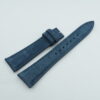 21mm/16mm Blue Suede Calf Leather Watch Strap for Patek Philippe #WT14254