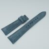 20mm/16mm Blue Suede Calf Leather Watch Strap #WT14235