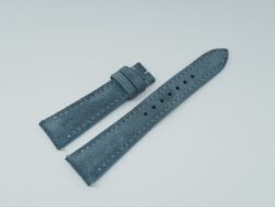20mm/16mm Blue Suede Calf Leather Watch Strap #WT14235