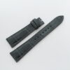 21mm/16mm Gray Crocodile Skin Leather Watch Strap For Patek Philippe #WT14326