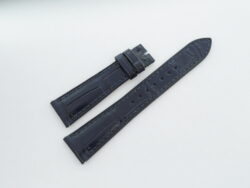 21mm/16mm Navy Blue Crocodile Skin Leather Watch Strap For Patek Philippe #WT14330